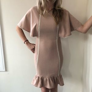 Moon river cape dress with open back XS